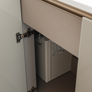 gas water heater, bathroom