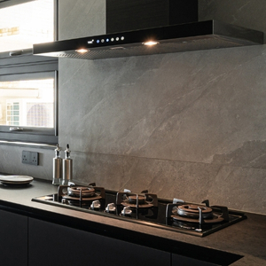 gas hob, range hood, cooking
