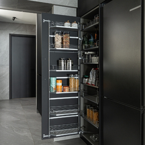 kitchen cabinet, cabinet, pull out baskets, kitchen storage, storage