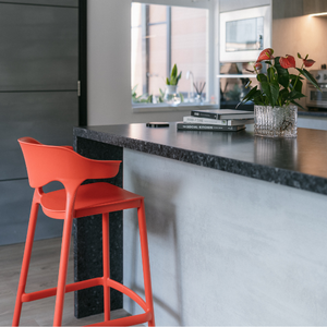 kitchen island, bar table, stool