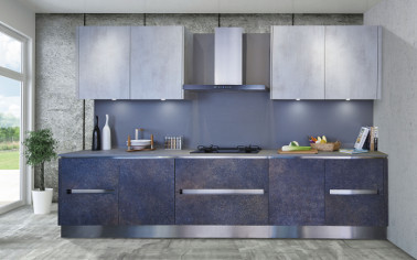 嶄新石紋門板　打造摩登廚櫃