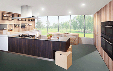 Showcase the Traditional Architecture in a Modern Kitchen