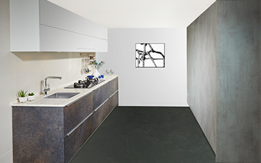 A highly functional kitchen embraced by simplicity and elegance