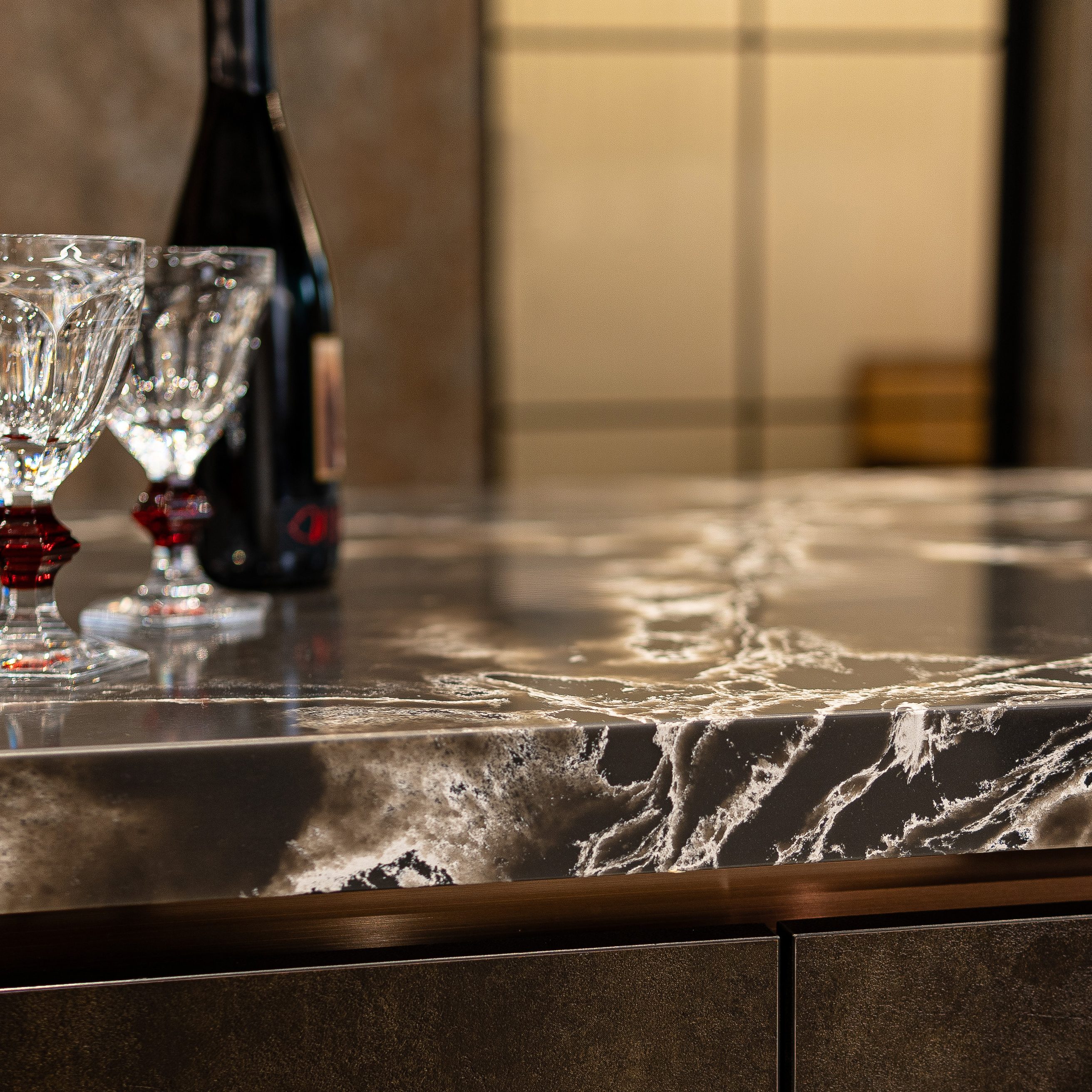 antique bronze plate